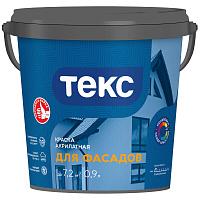 Краска фасадная Teks акрилатная база D бесцветная 0,9 л