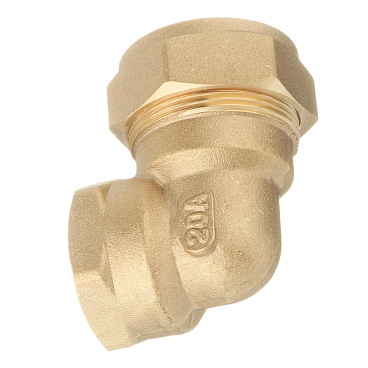 Угол Stahlmann IWS EasyFix 90° 20 мм х 3/4 ВР(г) для гофрированных труб