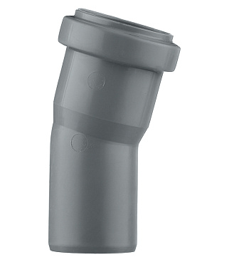 Отвод Ostendorf НТВ d40 мм 15° пластиковый для внутренней канализации (111100)