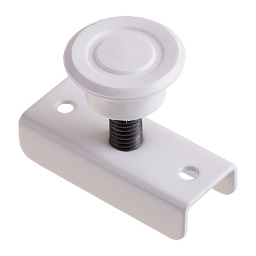 Опора регулируемая металлическая под плиту ЛДСП 16 мм М8 белая (2 шт.)