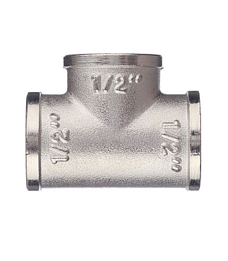 Тройник Valtec 1/2 ВР(г) х 1/2 ВР(г) х 1/2 ВР(г) латунный (VTr.130.N.0004)