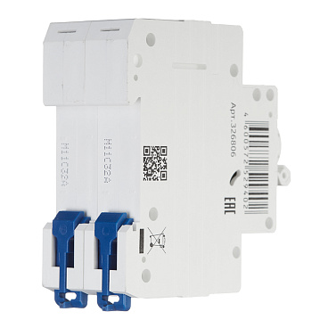 Автоматический выключатель модульный КЭАЗ OptiDin BM63 2P 32А тип C 4,5 кА 230/400 В (326806)