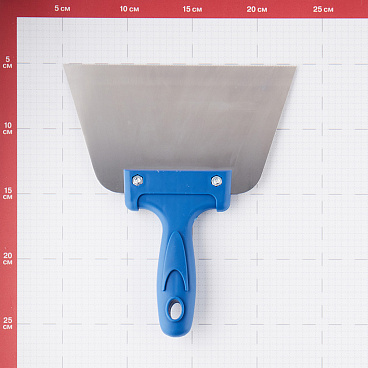 Шпатель для клея зубчатый Дельта 180 мм А1 нержавеющая сталь с пластиковой ручкой (10870-А1)