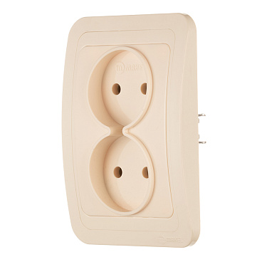 Розетка Makel Mimoza встраиваемая бежевая (25017)