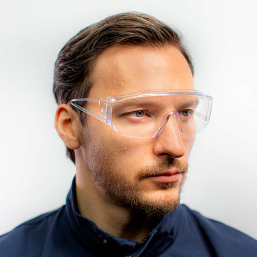 Очки защитные Delta Plus Piton 2 открытые с прозрачными линзами панорамные (Pito2IN)