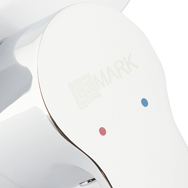 Смеситель с гигиеническим душем встраиваемый Lemark Solo со скрытой частью в комплекте белый (LM7168CW)