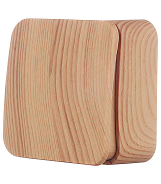 Выключатель Systeme Electric Blanca одноклавишный накладной ясень (BLNVA101015)