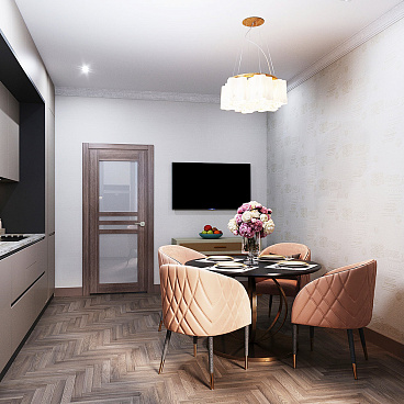 Обои компакт-винил на флизелиновой основе Victoria Stenova Michelle 889612 (1,06х10 м)