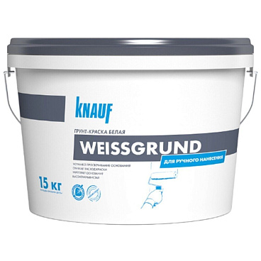 Краска для потолка Кнауф Вайсдэкке белая 9 л