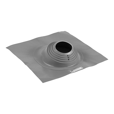 Проходка кровельная КМ 660х660 мм для дымоходов d200-280 мм серебристый силикон