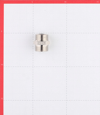 Ниппель Valtec 1/2 НР(ш) х 1/2 НР(ш) латунный (VTr.582.N.0004)