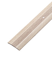 Порог алюминиевый одноуровневый стык 40х1800 мм дуб беленый