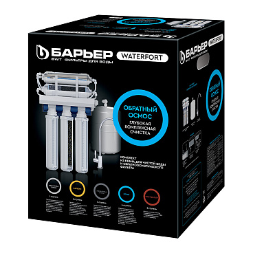 Фильтр для воды Барьер WaterFort Osmo пятиступенчатый обратного осмоса