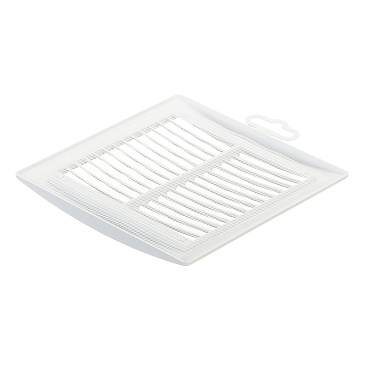 Решетка вентиляционная пластиковая приточно-вытяжная Era РЦ 150х150 мм с сеткой белая
