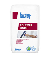 Шпаклевка полимерная Knauf Полимер Финиш для сухих помещений белая 20 кг