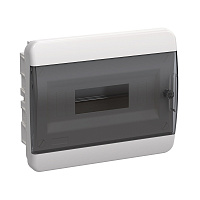 Щит распределительный встраиваемый IEK Tekfor ЩРВ-П-12 пластиковый IP41 240х290х102 мм 12 модулей прозрачная дверь