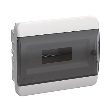 Щит распределительный встраиваемый IEK Tekfor ЩРВ-П-12 пластиковый IP41 240х290х102 мм 12 модулей прозрачная дверь