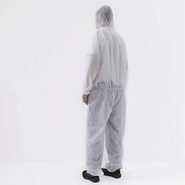 Комбинезон защитный одноразовый PO106 52-54 рост 180-188 см белый