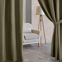 Штора блэкаут мокко 200х270 см Волшебная Ночь Текстурный Блэкаут (930785)