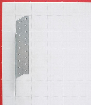 Держатель балки левый оцинкованный 250х40х40х2 мм