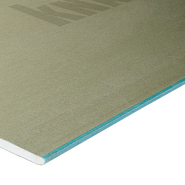 Гипсокартон Knauf Аквамарин 2500х1200х12,5 мм повышенной влагостойкости