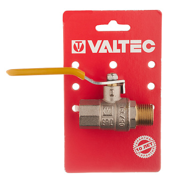 Кран шаровой газовый Valtec 1/2 ВР(г) х 1/2 НР(ш) ручка (VT.272.N.04)