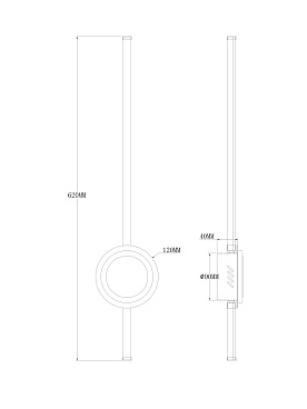 Настенный светильник (бра) Freya FR6090WL-L18B