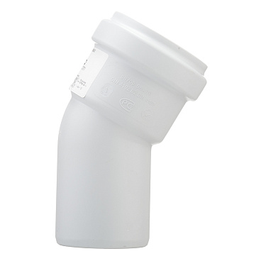 Отвод Pro Aqua Stilte Plus d58 мм 30° пластиковый шумопоглощающий для внутренней канализации