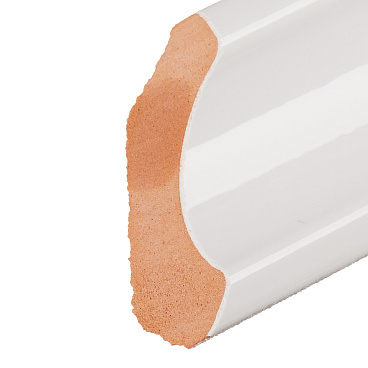 Уголок керамический левый 250х35 мм белый