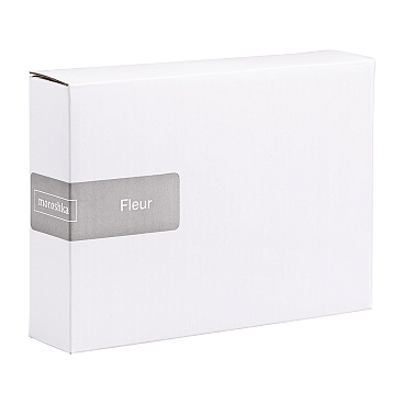 Мыльница для ванной Moroshka Fleur настольная керамика белая (G88-92)