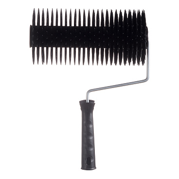 Валик игольчатый 240 мм d116 мм игла 28 мм с ручкой Hesler Maxi