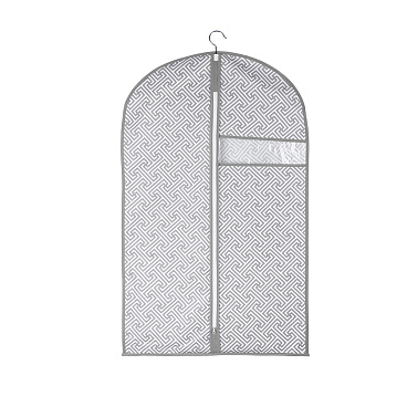 Чехол для одежды Орнамент 1000х600 мм серый