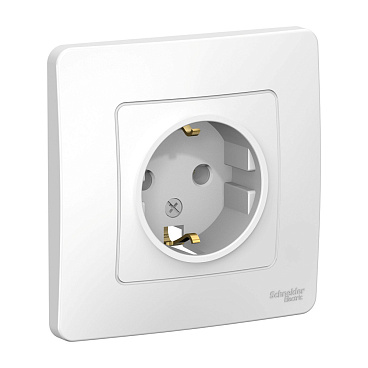 Розетка Systeme Electric Blanca встраиваемая белая (BLNRS001011)