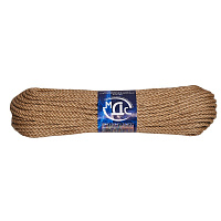 Канат крученый джутовый 3 пряди d6 мм 50 м МДС