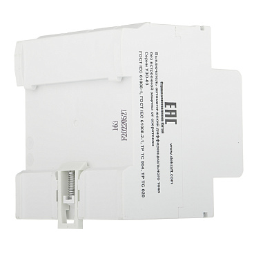 УЗО Dekraft УЗО-03 63А 3P+N тип AC 30 мА 6 кА компактное (14236DEK)
