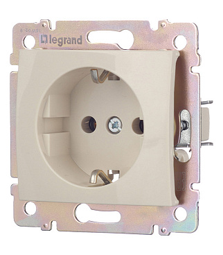 Розетка Legrand Valena встраиваемая слоновая кость (695612)