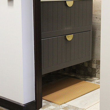 Коврик универсальный Еvaline ЭВА Соты 80х60 см песочный