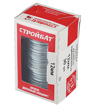 Шайба кузовная оцинкованная 12x37 мм DIN 9021 (30 шт.)