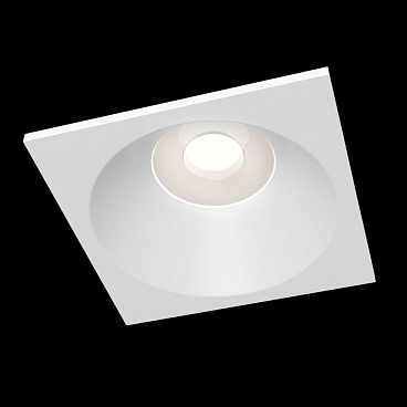 Светильник встраиваемый GU10 белый 50 Вт IP65 Maytoni Zoom ДВО (DL033-2-01W)