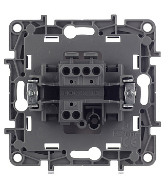 Выключатель Legrand Etika одноклавишный встраиваемый белый (672201)