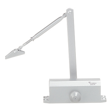 Доводчик дверной Corsa Deco (40-60 кг) серебро