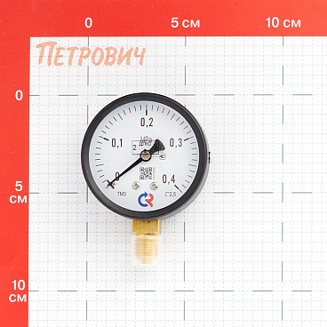Манометр Росма ТМ-310Р.00 G1/4.2,5 радиальный 1/4 НР(ш) 4 бар d63 мм (9574)