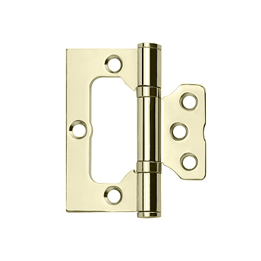 Петля бабочка универсальная неразъемная 75х63 мм золото