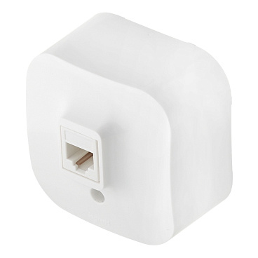 Розетка телефонная Legrand Quteo накладная белая RJ11 (782214)