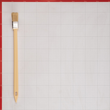 Кисть радиаторная натуральная щетина пластиковая ручка Beorol 25х9 мм для эмалей и лаков на алкидной основе