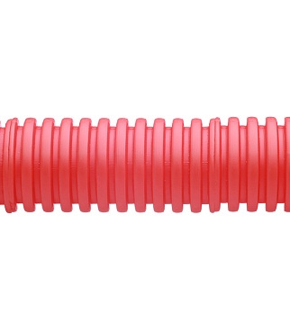 Труба гофрированная 32 мм СТС для металлопластиковых труб d20 мм красная (50 м)