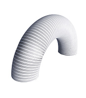 Воздуховод гибкий гофрированный Era VA white с ПВХ покрытием алюминиевый d150 мм 3 м