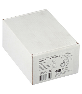 Кран шаровой с электроприводом латунный Neptun Bugatti Pro 3/4 ВР(г) х 3/4 ВР(г) мини прямой 12 В (NEPBugPro12-34)