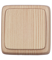 Выключатель Hegel Alfa одноклавишный накладной сосна (ВА10-113-02)