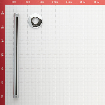 Держатель для верхнего душа Lemark 300 мм потолочный металл хром (LM8032C)